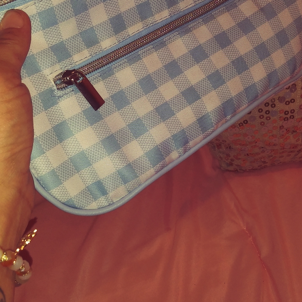 Small Blue plaid purse 💙 - Picture 7 of 12